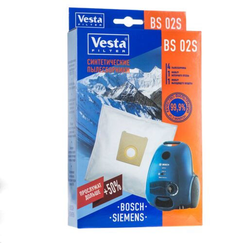 Мешки для пылесосов Vesta filter BS02S фото