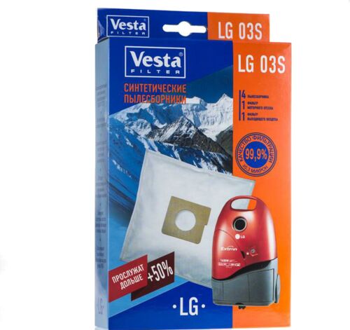Мешки для пылесосов Vesta filter LG03S фото