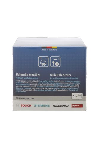Антинакипин для стиральных / посудомоечных машин Bosch 00311923, (00311919 х 4 шт) фото