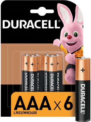 Батарея Duracell AAA LR03-6BL Basic (6 шт в блистере) фото