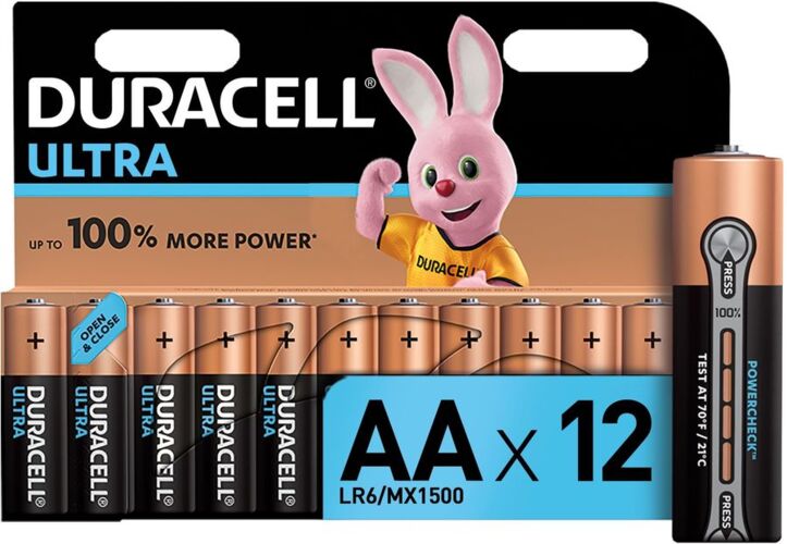 Батарея Duracell AA LR6-12BL Ultra (12 шт в блистере) фото