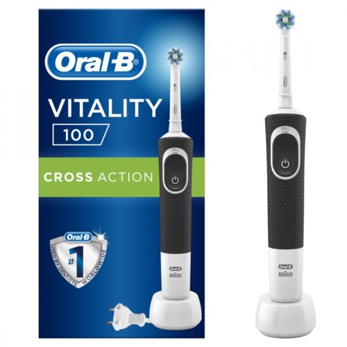 Зубная щетка Braun Vitality CrossAction Black (D100.413.1) фото