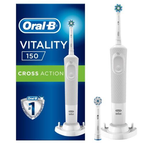 Зубная щетка Braun Vitality 150 CrossAction White (D100.424.1) фото