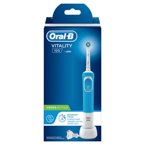 Зубная щетка Braun Vitality CrossAction Blue (D100.413.1) фото