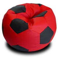 Пуф Gordvell "Футбольный мяч" бордово-серый фото