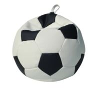 Пуф Gordvell "Футбольный мяч" черно-молочный фото