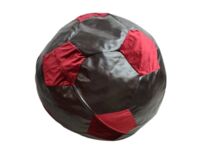 Пуф Gordvell "Футбольный мяч" черно-красный фото