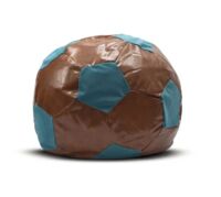 Пуф Gordvell "Футбольный мяч" коричнево-синий фото