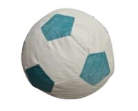 Пуф Gordvell "Футбольный мяч" серебристо-бирюзовый фото