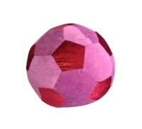 Пуф Gordvell "Футбольный мяч" красно-розовый фото