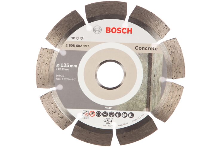 Диск алмазный Standard for Concrete по бетону 125х22,23 мм Bosch 2.608.602.197 фото
