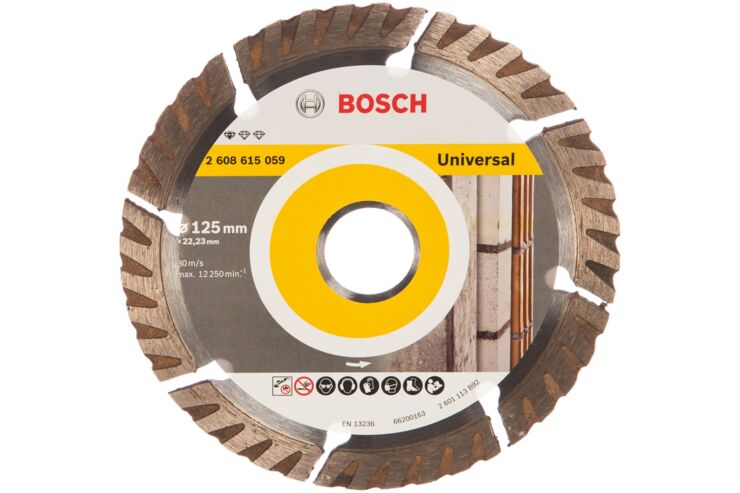 Диск алмазный Universal (125х22.2 мм) Bosch 2.608.615.059 фото