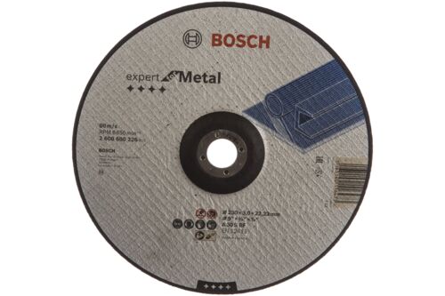 Диск отрезной по металлу для УШМ (230х3х22,2 мм) Bosch 2.608.600.226 фото