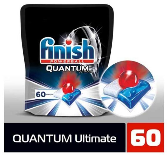 Капсулы Finish Quantum Ultimate 60шт бесфосфатные (Дойпак) фото