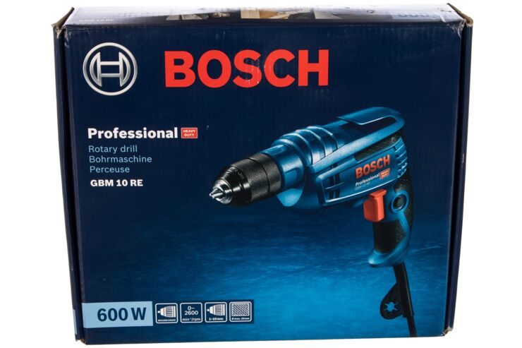 Дрель безударная Bosch GBM 10 RE 0.601.473.600 фото